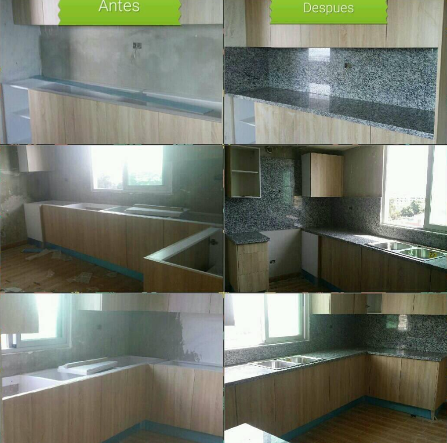 Antes y después de instalación